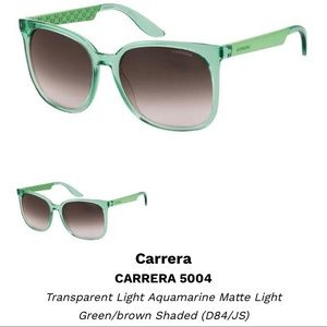 Carrera 5004 D84/JS Aquamarine Frame Sunglasses